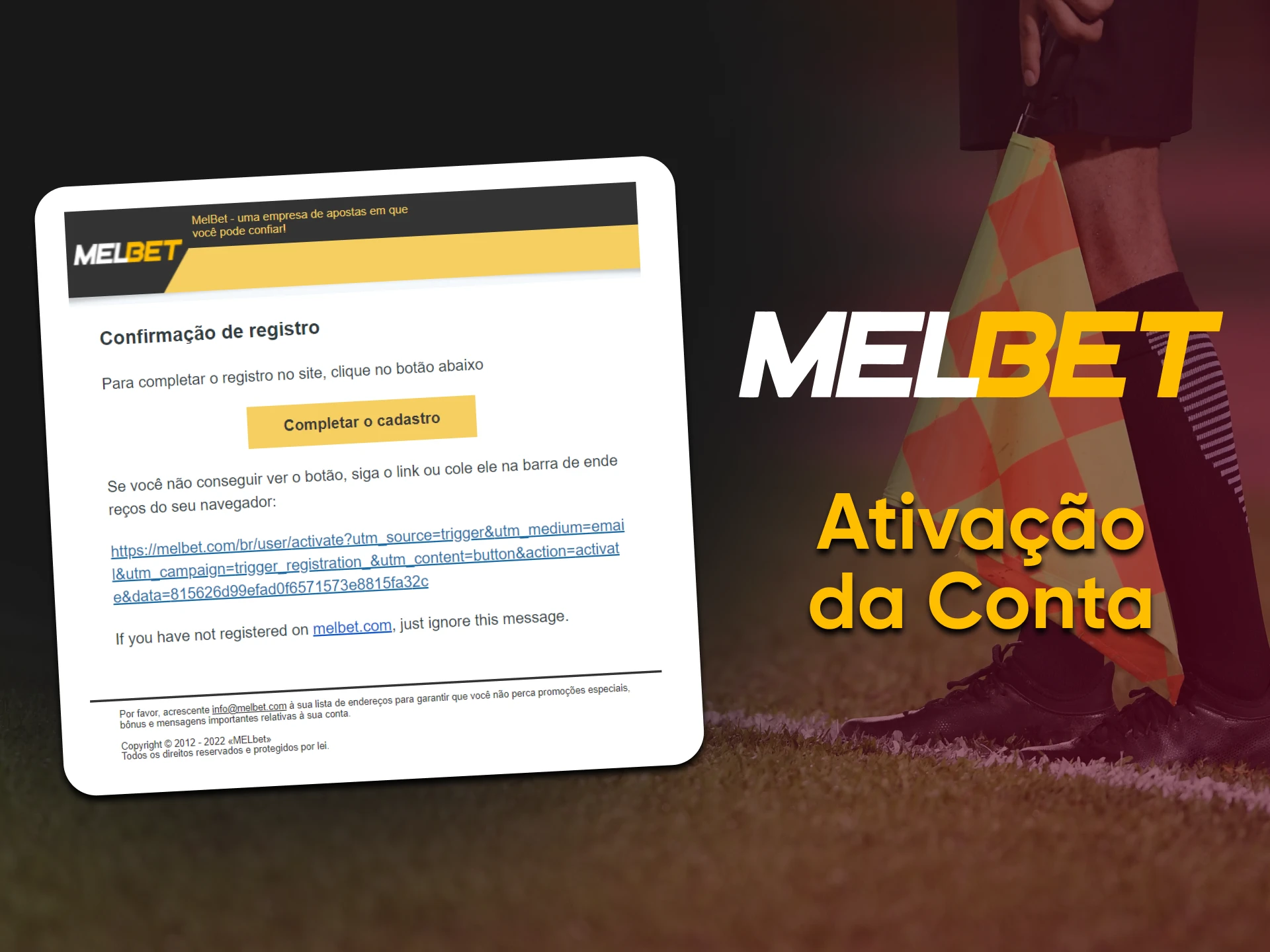 O próximo passo depois de se registrar para usar a Melbet.