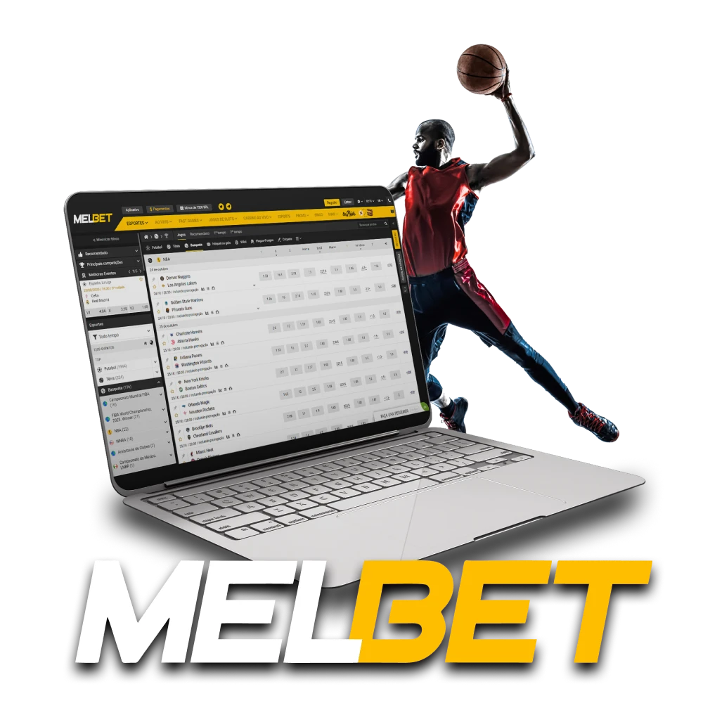 Para apostar no Melbet escolha o basquete.