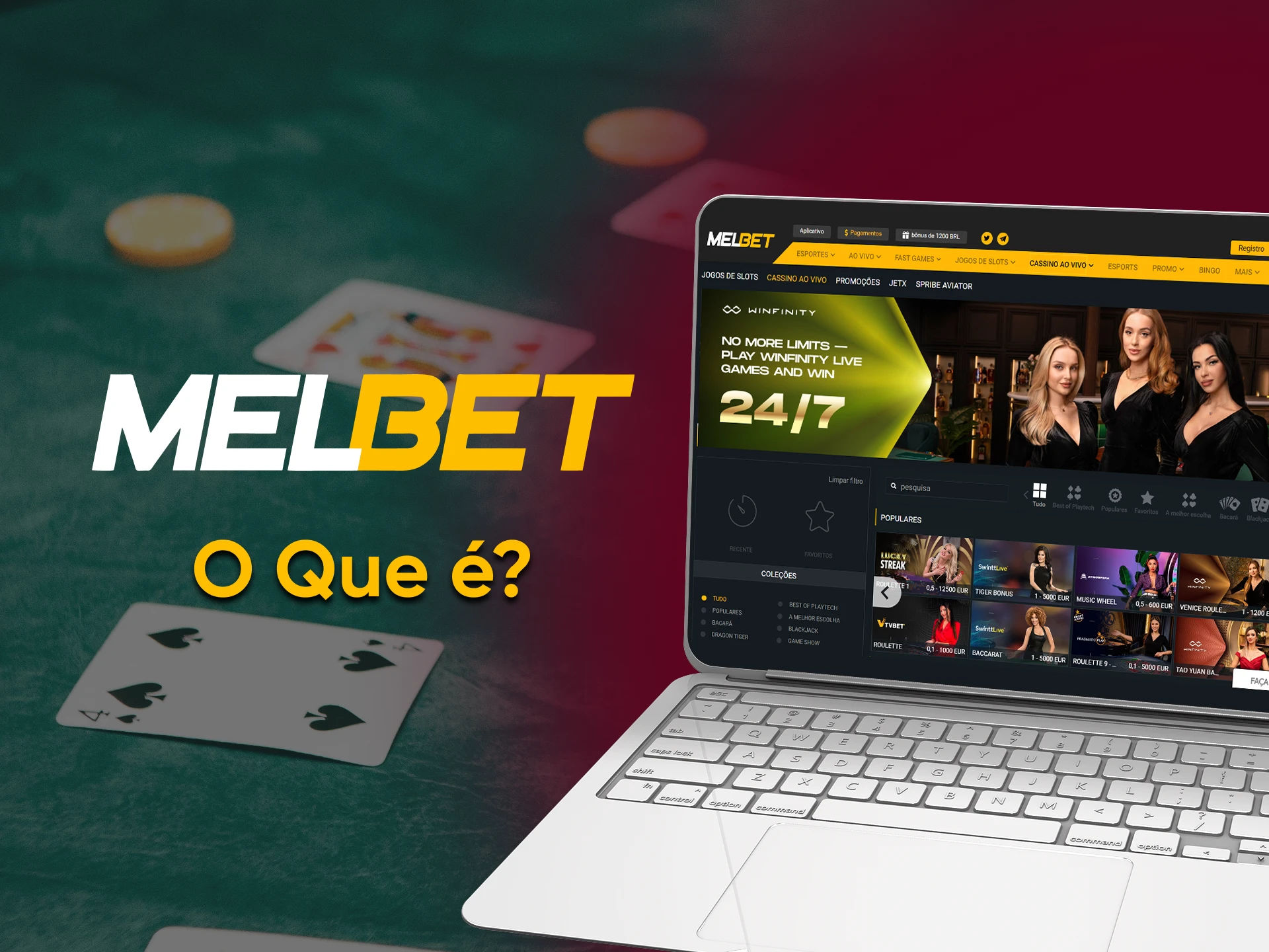 Contaremos tudo sobre o cassino ao vivo da Melbet.