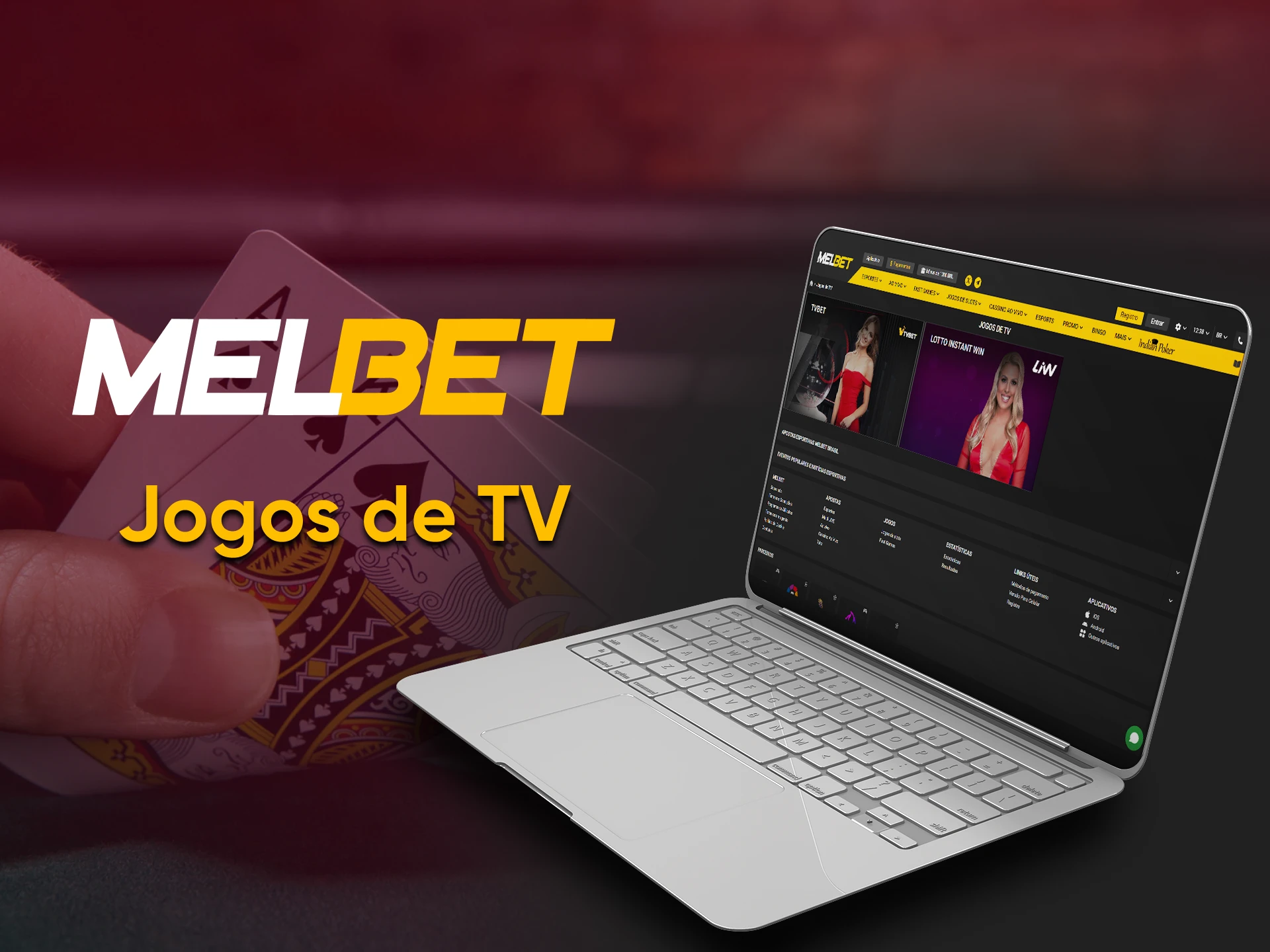 Vá para a seção do cassino Melbet para jogar Jogos de TV.