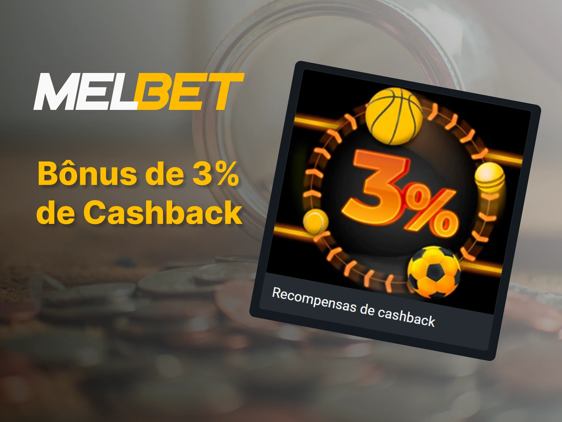 Reembolso 3% com a Melbet.