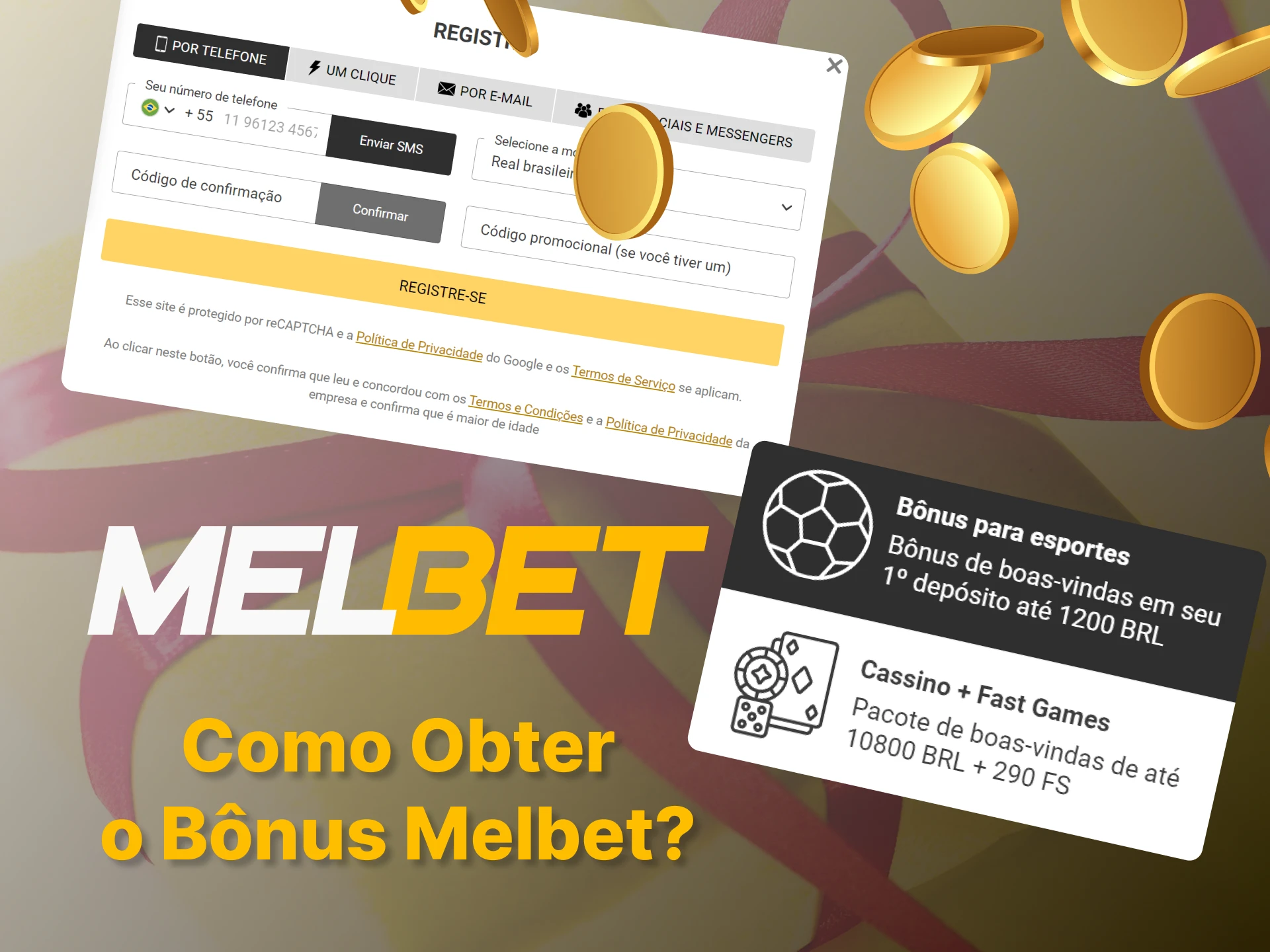 Como obter seu bônus Melbet.