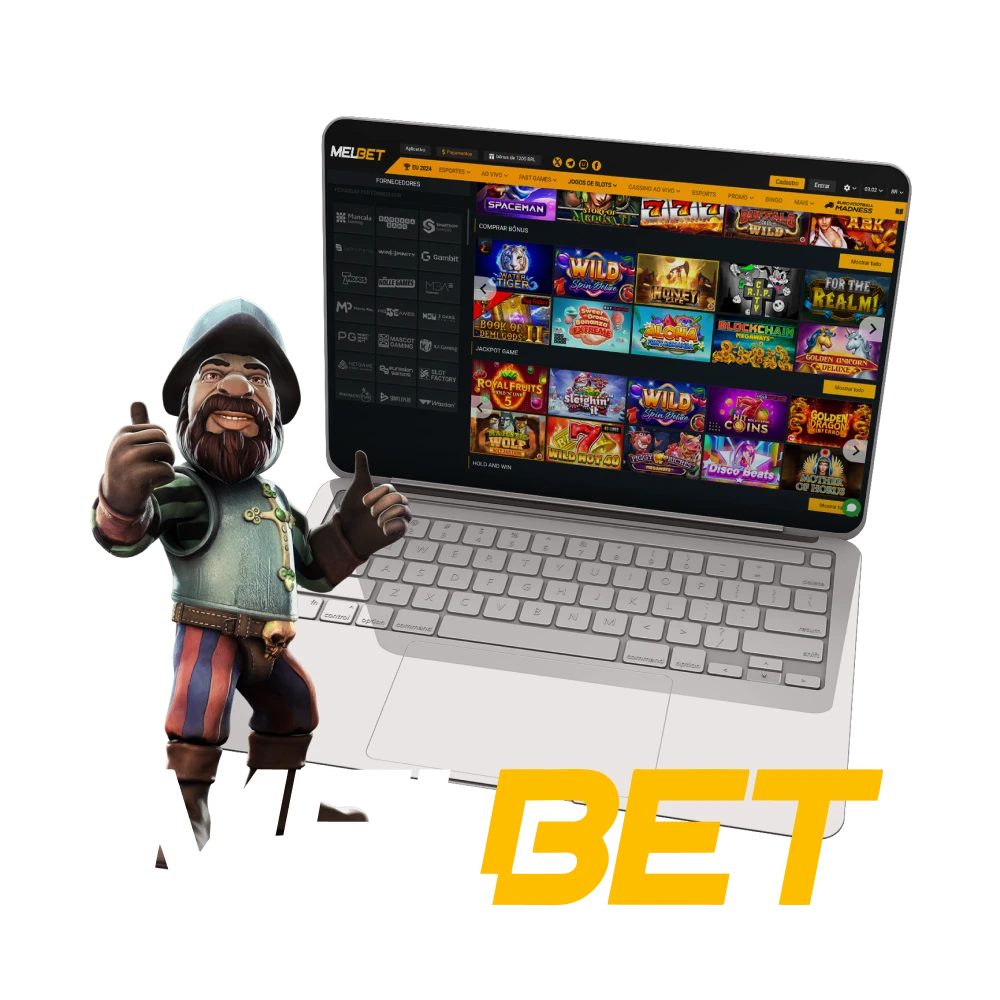 Para jogar no Melbet, escolha caça-níqueis.